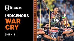 May 27, 2021 · the nrl's indigenous round has kicked off with brilliant scenes of respect and camaraderie as the first nations players led their sides out as the brisbane broncos and melbourne storm played off. Indigenous Men S War Cry 2021 Nrl All Stars Youtube