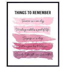 Buy Positive Inspirational Quotes Wall Decor Uplifting Encouragement Gifts For Women Girls Teens Daughter Bff Best Friend Pink Motivational Wall Art Poster For Home Office Bedroom Bathroom Online In Turkey B08ldth5b4