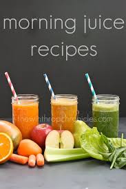 I am sharing 4 of our favorite juicing recipes with an assortment of fruits and vegetables for variety. The Winthrop Chronicles Morning Juice Recipes Morning Juice Recipe Juicing Recipes Morning Juice