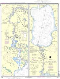 Noaa Nautical Chart 11495 St Johns River Dunns Creek To