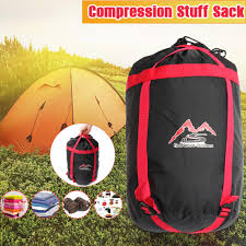 A good compression sack (also known as stuff sack) provides you with ample room to carry your sleeping bag during your outdoor excursions. S L Size Compression Sack Sleeping Bag Stuff Storage Pack Pouch Hiking Camping Outdoor Buy At A Low Prices On Joom E Commerce Platform