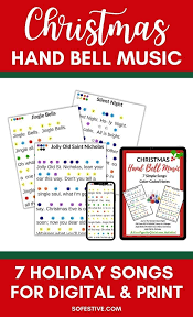 Christmas Hand Bell Songs Music 2020 Digital Download So Festive In 2020 Hand Bell Songs Hand Bells Songs