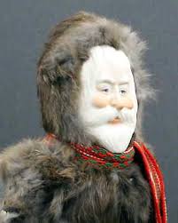 RARE & LARGE FAITH WICK 'SANTA' WITH FUR COAT