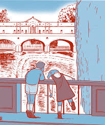 Robert Fresson Pulteney Weir Part Of A Series Celebrating The Sights Of Bath Somerset Illustration Illustration Design College Art