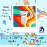 Taylor Swiftie Pottery Painting theme Evening