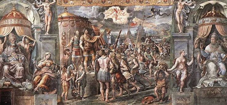 Vision of the Cross (Famous Painting) - On This Day
