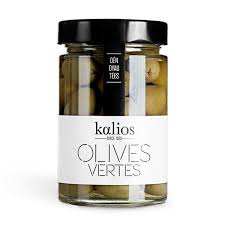 Olives Vertes De Grece Denoyautees Chalkidiki Bocal De 310g Emballage De Confiture Emballage De Pot Aperitif Olive