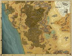 I would recommend checking out sword coast adventurer's guide if you want to give your players more 'safe' info. Maps World Builder Blog