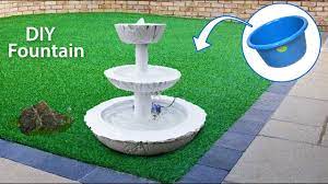 Find out more inspirations to enhance your beautiful yard! Amazing Easy Diy Fountain Using Clay Saucers Birds Bath Garden Fountain Great Ideas Youtube