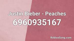 Check spelling or type a new query. Justin Bieber Peaches Roblox Id Roblox Music Codes