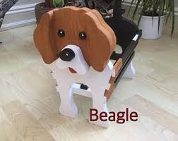 Beagle Wooden Dog Garden Ornament Planter Decoration Pet Toys Wooden Garden Ornaments Animal Planters