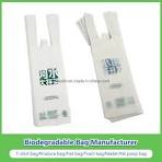 OEM Biodegradable and Compostable Vest Plastic Carrier Bags ...
