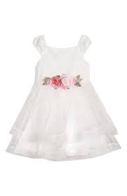 Girls Pippa Julie Dot Texture Flower Girl Dress Size 8