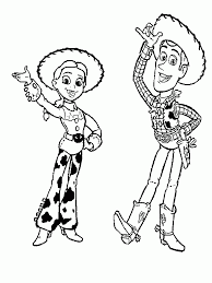 The cute horse you see here is bullseye, woody's horse. Coloring Book Jessie Toy Story Coloring Page Slide Drawing