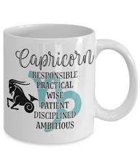 Capricorn Zodiac Mug Gift Fun Novelty Birthday Coffee Cup Birthday Coffee Mugs Coffee Cups
