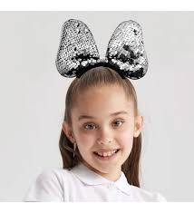 Himarry Renk Değiştiren Pullu Payetli Fiyonk Parti Tacı Pembe Gümüş Renk  20x16 cm