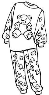 Pajamas For A Girl Coloring Page Supercoloring Com Coloring Pages For Girls Coloring Pages Felt Animal Patterns