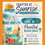 Crafted at Sunrise: Painted Beach Bags