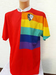 Zur vereinsseite vfl bochum 1848 fußballgemeinschaft e. Agora Podosfairo Vfl Bochum Trikot 1997 98 Jersey Shirt L Away Faber Home Regenbogen Maglia Triko