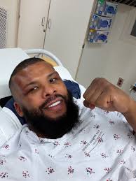 42-year-old Badou Jack addressed fans directly with a social media post  from a hospital bed as he recovers from his fight with Noel Mikaelian .  Jack wrote