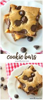 Chocolate Chip Cookie Bars A Family Favorite Video Lil Luna Recipe Desserts Cookie Bar Recipes Baked Dessert Recipes