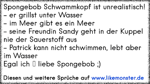 Spongebob Schwammkopf Ist Unrealistisch Er Grillst Unter Wasser