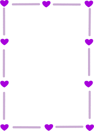 Purple Borders And Frames Silver Purple Heart Border Clip Art Clip Art Borders Scrapbook Frames Borders And Frames