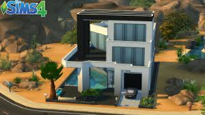 Sims 4 maison architecture de maison idées pour la maison jolie maison sims 4 contenu personnalisé trucs les sims 4 maisons plantes. Les Sims 4 Maison Moderne Construction Speed Build Youtube