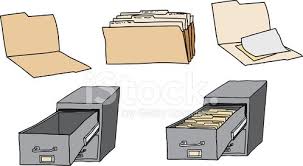 Filing cabinets with hanging file folders are an ideal way to keep important documents off your desk, organized, and all in one place. Folders And Filing Cabinet Clipart Image