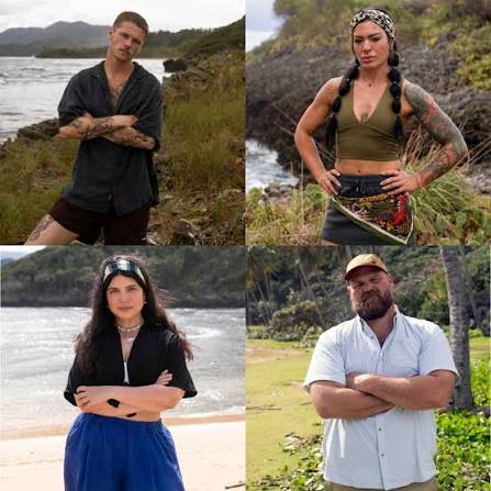 And then there were 4 🔥 Who do you think will take home the win on  #ChoppedCastaways: Aidan, Hannah, Paulette or JP? Tell us in the comments  ⬇️ Tune in to the