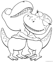 Push pack to pdf button and download pdf coloring book for free. Dinosaur Train Coloring Pages Annie And Buddy Coloring4free Coloring4free Com
