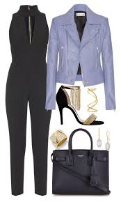 Black And Gold Casual Outfits For Ladies Black Gold Blue By Carolineas On Polyvore Featuring Polyvore Fashion Style Balenciaga Elie Saab Lanvin Pants Women Fashion Casual Chic Outfit Fashion