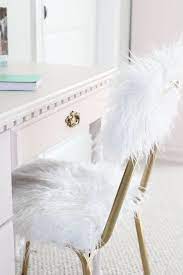 diy fur desk chair one room challenge week 5 diy beauty room diy chair bedroom diy