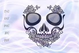 Are you searching for sugar skull png images or vector? Sugar Skull Svg For Cricut Calavera Vector Cut File Dxf 539624 Cut Files Design Bundles