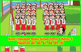 Kunci jawaban buku paket tematik siswa tema 6 kelas 6 menuju masyarakat sejahtera halaman 84, 86, 87, 88, 89, 90 kurikulum 2013 revisi terbaru. Kunci Jawaban Buku Siswa Tema 6 Kelas 6 Halaman 84 86 87 88 89 90 Sanjayaops