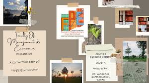 Prospek kerja jurusan ekonomi pembangunan. Coffee Table Book On Fpe S Environment Group 1 Flip Book Pages 1 17 Pubhtml5