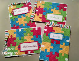 All my life, i've been lucky to have the best dad. Puzzle Greeting Card Set Paper Chemistry