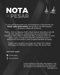 Falecimento do Pastor John Garth Aamot - Portal Luterano