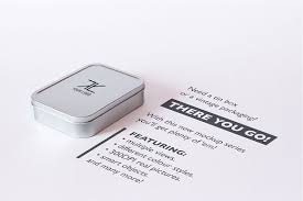 Tin Box Mockup By Manfredicalamai On Creativemarket Box Mockup Business Card Mock Up Digital Design Trends