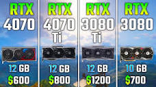 RTX 4070 vs RTX 4070 Ti vs RTX 3080 Ti vs RTX 3080 | Test in 7 ...