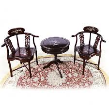 A short video (less than 1 minute) the repair of an antique corner chair with failed joints. Dark Cherry Solid Rosewood Corner Round Table And Chairs With Mother Of Pearls Inlaid Lk74 000551a