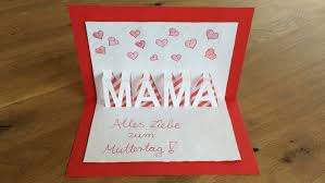 Pop up karte mit blume basteln mit papier. Basteln Mit Kindern Zum Muttertag Betzold Blog