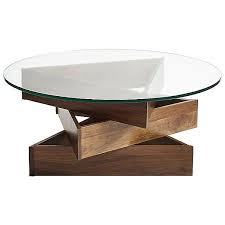 Statements Twist Round Glass Top Coffee Table In 2020 Round Coffee Table Modern Glass Top Coffee Table Coffee Table Wood