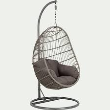 Fauteuil Suspendu Gris Effet Rotin Tresse Rhea Fauteuil De Jardin Alinea En 2020 Fauteuil Suspendu Fauteuil Suspendu Jardin Fauteuil Jardin