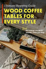 If you're going for a trendy, industrial style. 18 Best Wood Coffee Tables For Your Living Room Bloom In The Black