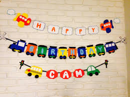 Birthday Banner Ideas With Pictures Transportation Theme Birthday Party Banner Transportation Birthday Party Transportation Birthday Cars Theme Birthday Party