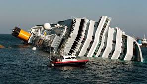 The costa concordia left the italian port of civitavecchia at 19:18 local time (18:18 gmt). Ship Passengers Tell Of Delayed Then Panicked Evacuation The New York Times