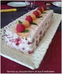 Terrine Au Chocolat Blanc Et Aux Framboises Recette Entremet Chocolat Blanc Gateaux Et Desserts