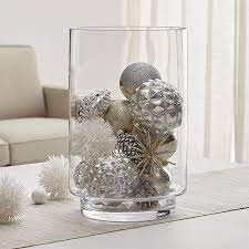 Hurricane glass vase 14 tall 5 wide. Taylor Extra Large Hurricane Candle Holder Reviews Crate And Barrel In 2021 Silver Christmas Decorations White Christmas Decor Christmas Decor Diy