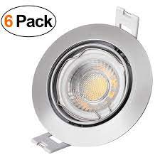 The adjustability of the gimbal is up to 35 degrees. Buy Yunlights 6pcs 6w Led Dimmable Recessed Ceiling Downlight Adjustable Led Retrofit Lighting Fixture At Affordable Prices Free Shipping Real Reviews With Photos Joom